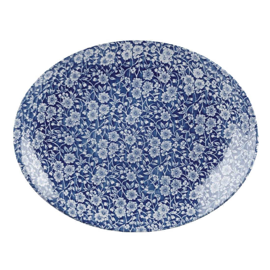Churchill Vintage Prints Oval Plates Prague Victorian Calico Print 317mm (Pack of 6) - GF302 Plates Churchill
