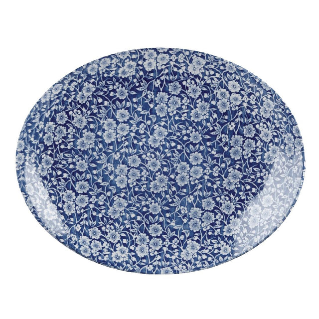 Churchill Vintage Prints Oval Plates Prague Victorian Calico Print 317mm (Pack of 6) - GF302 Plates Churchill