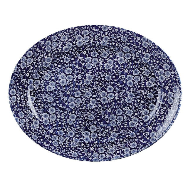 Churchill Vintage Prints Oval Dishes Willow Print 365mm (Pack of 6) - GF304 Churchill Super Vitrified Churchill   