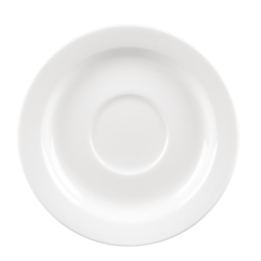 Churchill Profile Saucers 130mm (Pack of 12) - GF634 Churchill Super Vitrified Churchill   