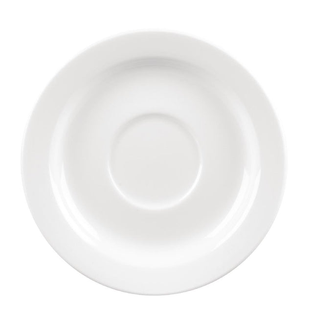 Churchill Profile Saucers 130mm (Pack of 12) - GF634 Churchill Super Vitrified Churchill   