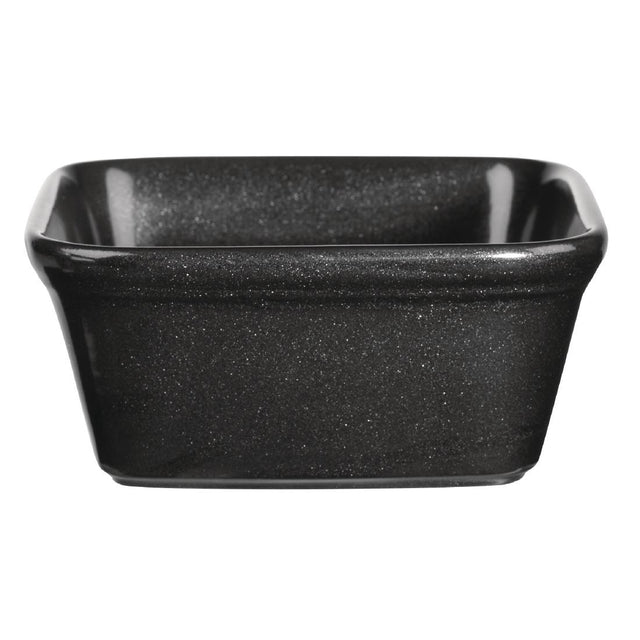 Churchill Cookware Black Square Pie Dishes 120x 120mm (Pack of 12) - GF641 Churchill Super Vitrified Churchill   