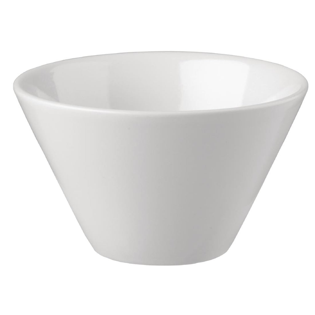 Churchill Bit on the Side White Zest Bowls 100mm (Pack of 12) - GF659 Bowls Churchill