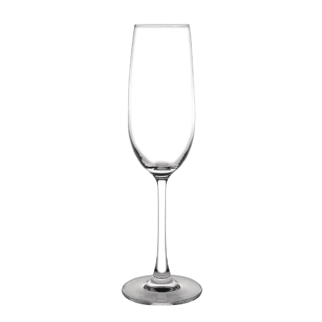 Olympia Modale Crystal Champagne Flutes 215ml (Pack of 6) - GF728 Champagne Glasses Olympia   