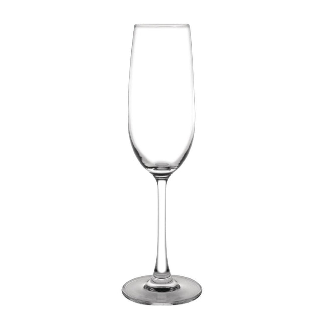 Olympia Modale Crystal Champagne Flutes 215ml (Pack of 6) - GF728 Champagne Glasses Olympia   
