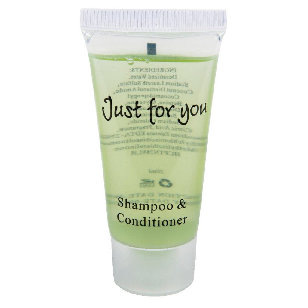 Just For You Shampoo and Conditioner 20ml (Pack of 500) - FD466 Non Branded