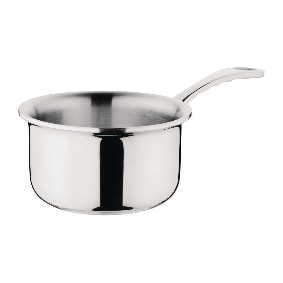 Vogue Stainless Steel & Aluminium Tri-Wall Mini Saucepan 9cm - GG025  Vogue   