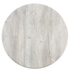 Werzalit Pre-drilled Round Table Top  Ponderosa White 600mm - GG504 Wood Effect Table Tops Werzalit   