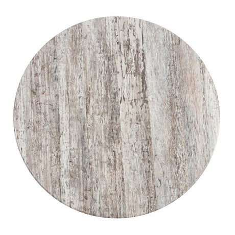 Werzalit Pre-drilled Round Table Top  Montpelier 600mm - GG520 Wood Effect Table Tops Werzalit   