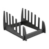 Hygiplas Black Plastic Chopping Board Rack Large 6 Slots - GG699  Hygiplas   