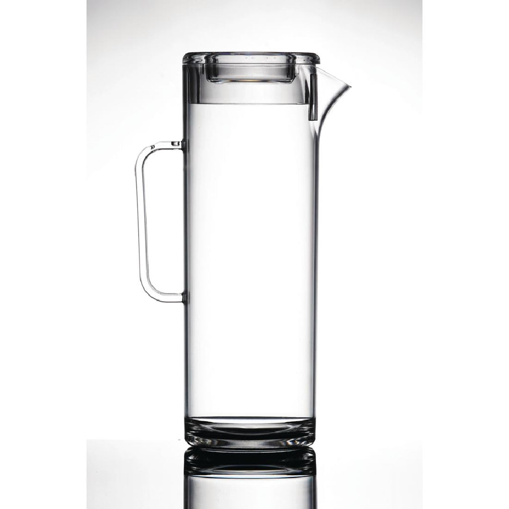 Polycarbonate Jugs with Lids 1.7Ltr (Pack of 4) - GG873 Jugs, Pitchers, Decanters & Carafes BBP   