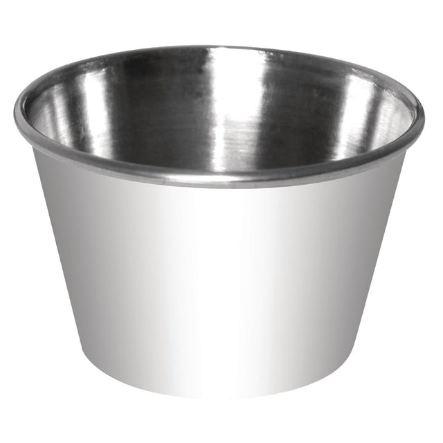 Olympia Stainless Steel 115ml Sauce Cups (Pack of 12) - GG879  Olympia   
