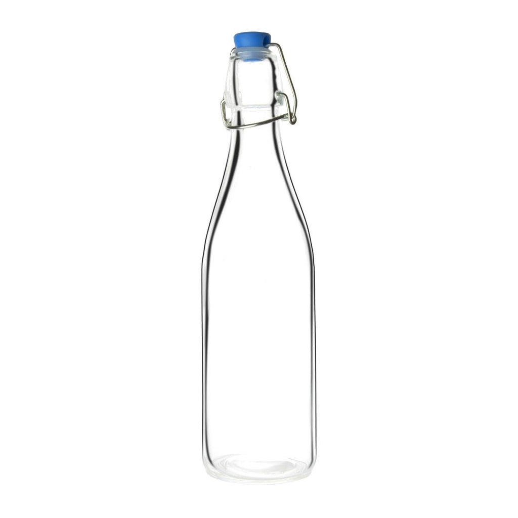Olympia Glass Water Bottles 0.5Ltr (Pack of 6) - GG929 Jugs, Pitchers, Decanters & Carafes Olympia   