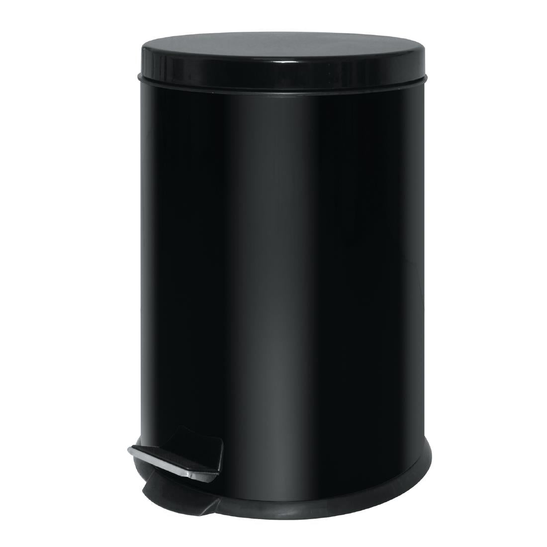 Pedal Bin Black Stainless Steel 20Ltr - GG978  Bolero   
