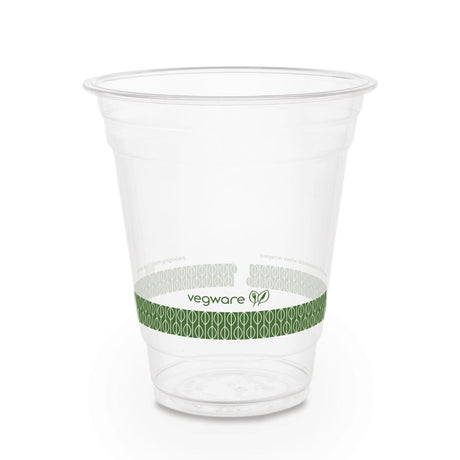 Vegware Compostable PLA Cold Cup 96-Series 12oz (Pack of 1000) - HS965 Disposable Glasses Vegware   