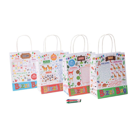 Bizzi Assorted Kids Meal Bags (Pack of 200) - GH046  Crafti's   