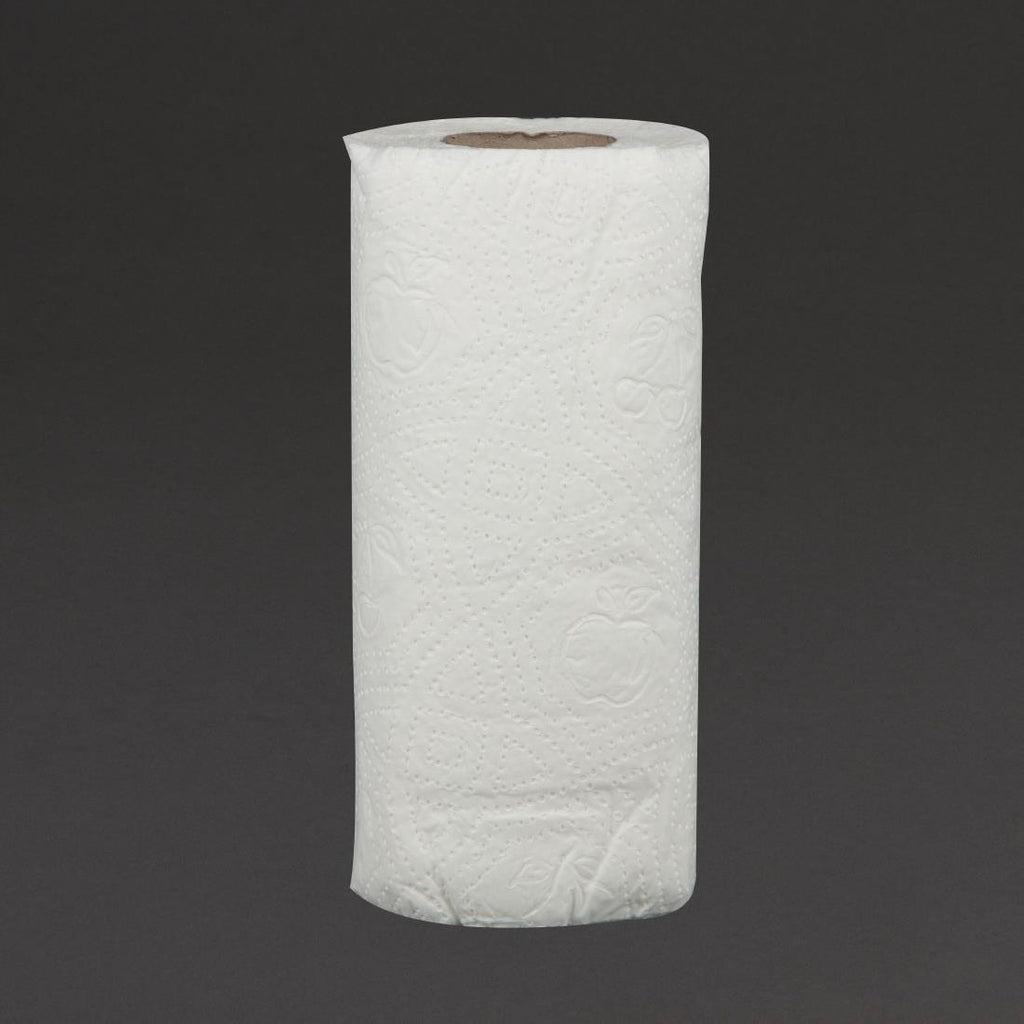 Jantex Kitchen Rolls White 2-Ply 11.5m (Pack of 24) - GH065  Jantex   
