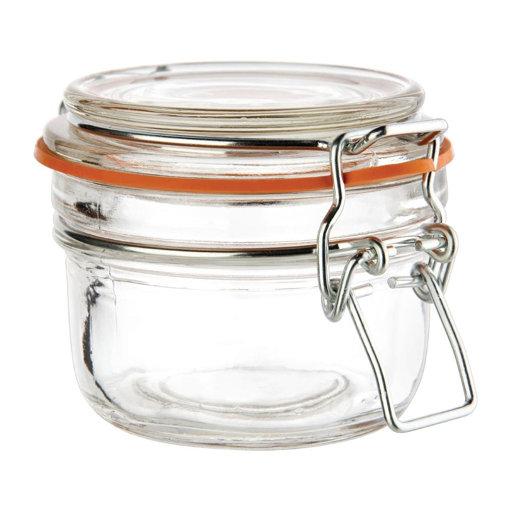 Vogue Preserve Jars 125ml (Pack of 6) - GH327  Vogue   