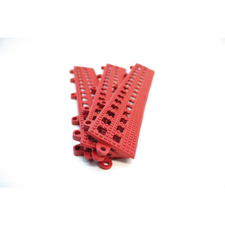 COBA Red Female Edge Flexi-Deck Tiles (Pack of 3) - GH605  Coba   