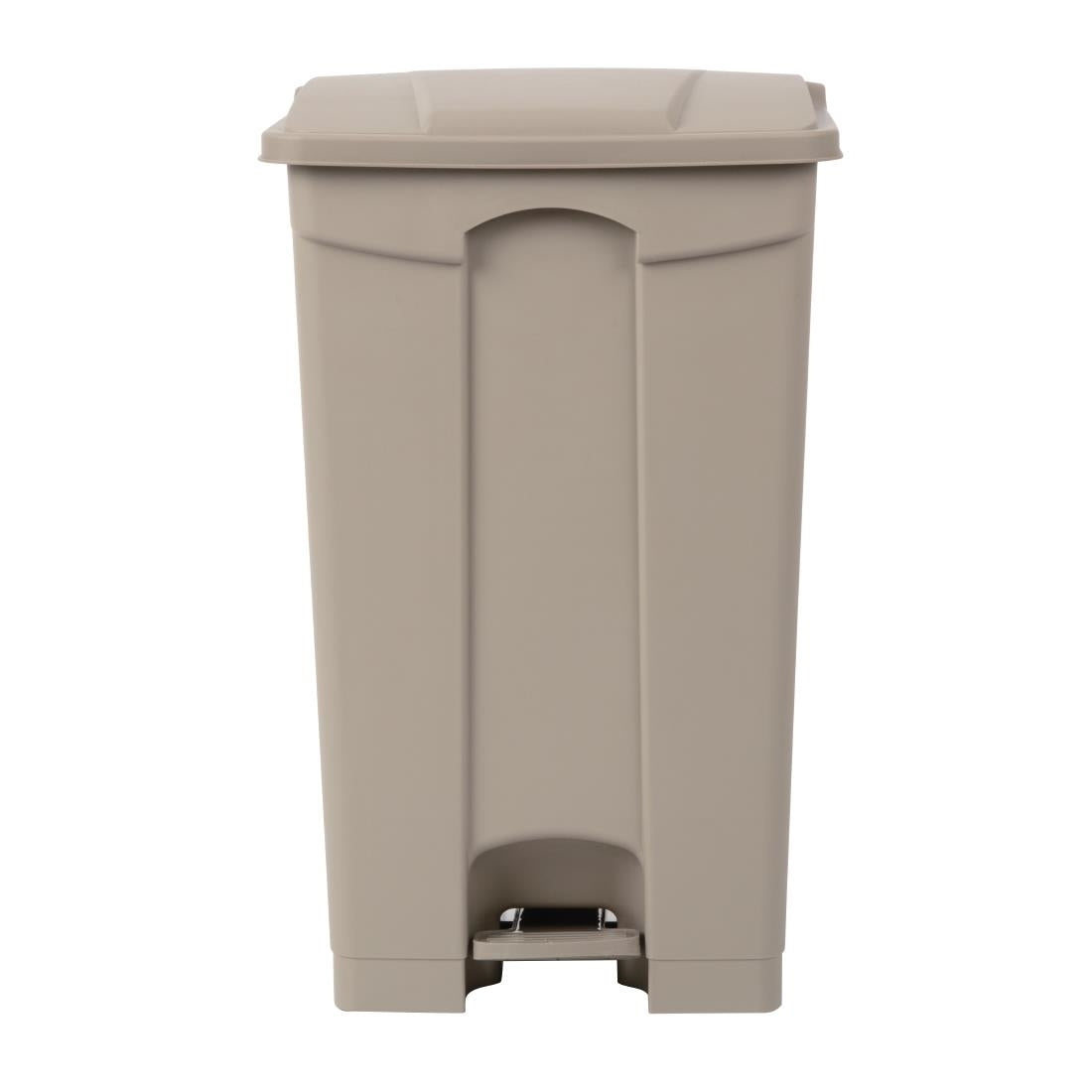 Jantex Kitchen Pedal Bin Beige 87Ltr - GH639  Jantex   