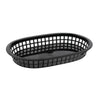 Olympia Oval Polypropylene Food Basket Black (Pack of 6) - GH969  Olympia   