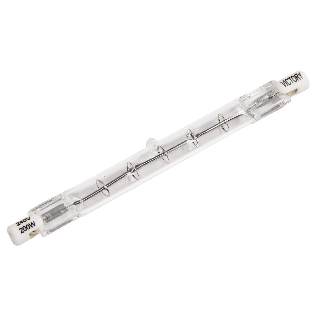 Bare Infrared Quartz Heat Bulb R7 118mm 200W - GH986  Oxford Hardware   