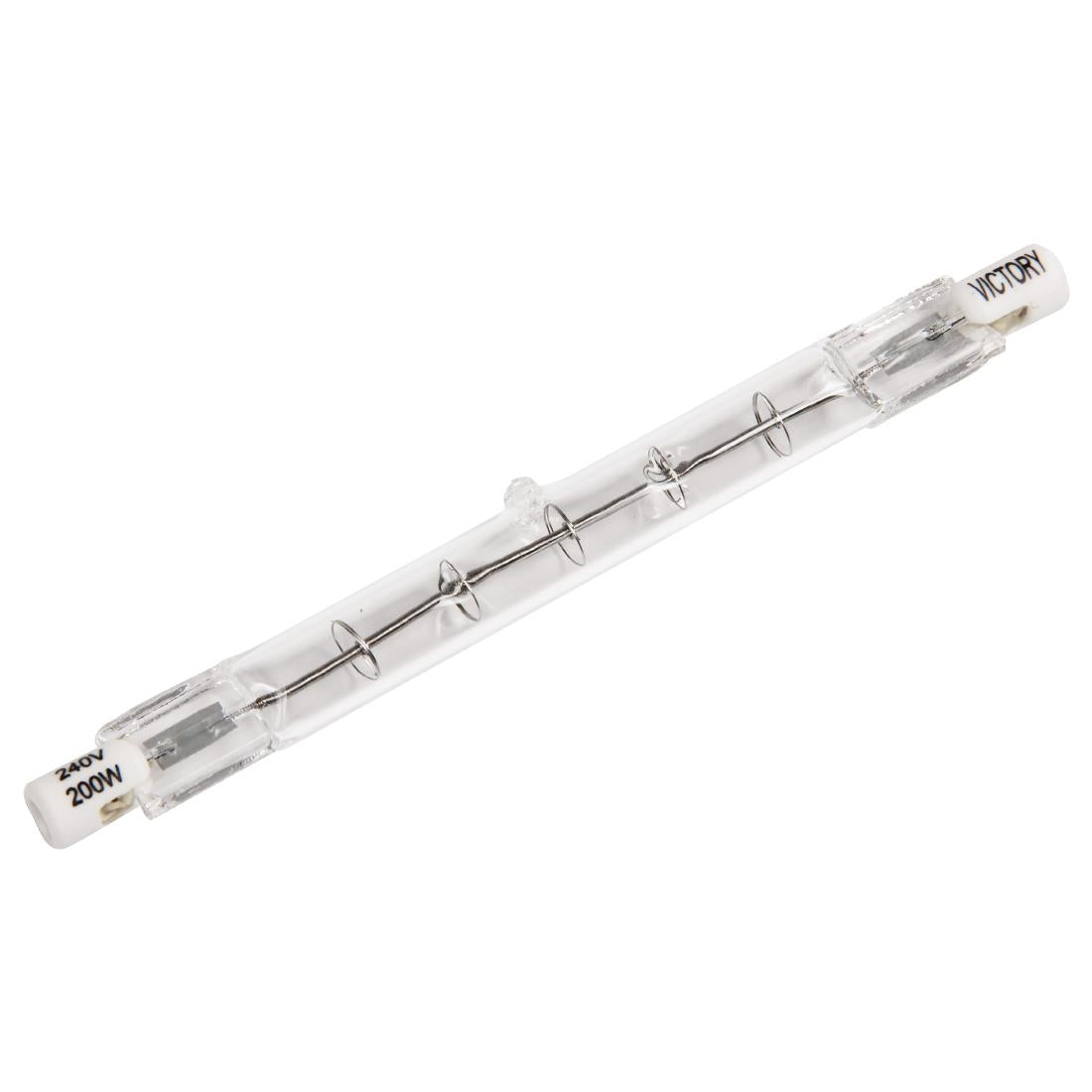 Bare Infrared Quartz Heat Bulb R7 118mm 200W - GH986  Oxford Hardware   
