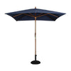 Bolero Square Double Pulley Parasol 2.5m Diameter Navy Blue - GH991 Parasols and Sunloungers Bolero