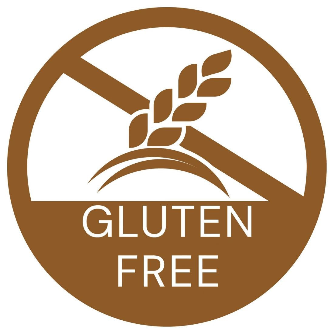 Hygiplas Food Allergy labels Gluten Free (Pack of 1000) - GJ060  Hygiplas   