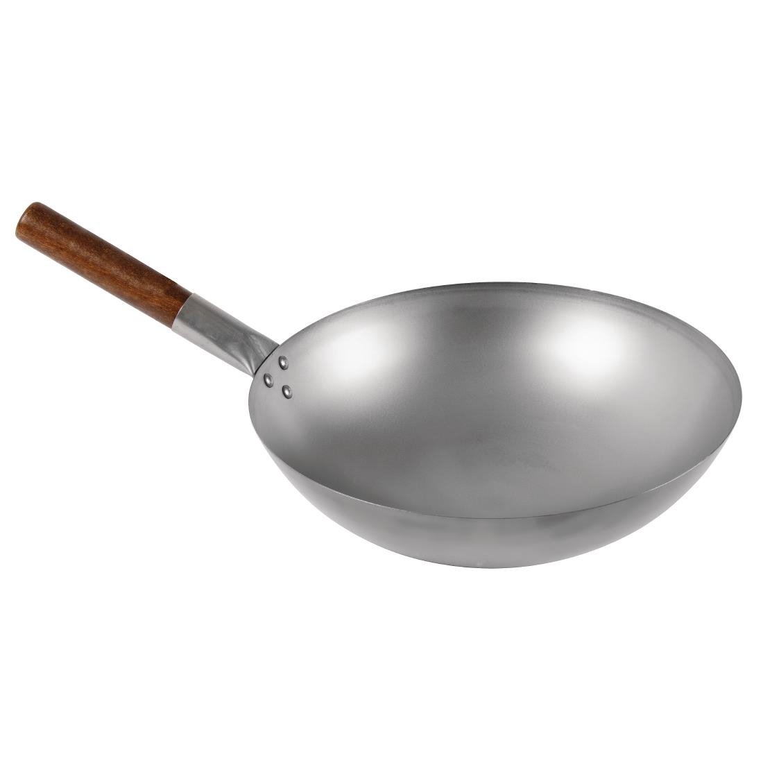 London Wok Round Bottom Wok 330mm - GJ495  London Wok   