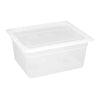 Vogue Polypropylene 1/2 Gastronorm Container with Lid 150mm (Pack of 4) - GJ516  Vogue   