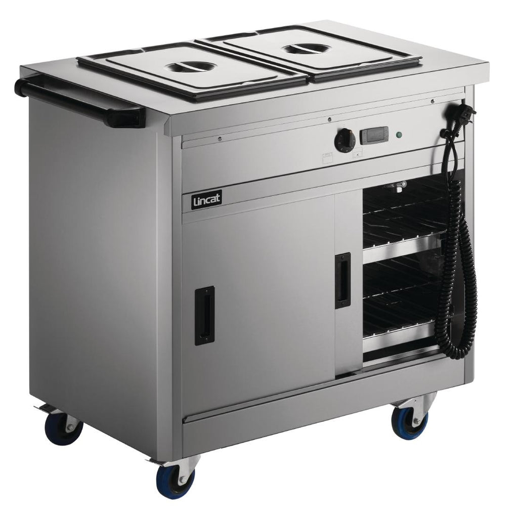 Lincat Panther 670 Series Hot Cupboard with Bain Marie P6B2 - GJ574  Lincat   