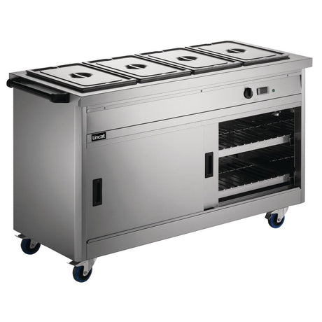Lincat Panther 670 Series Hot Cupboard with Bain Marie P6B4 - GJ576  Lincat   