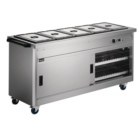 Lincat Panther 670 Series Hot Cupboard with Bain Marie P6B5 - GJ577  Lincat   