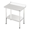 Lincat 600 Series Stainless Steel Wall Table with Undershelf 1800mm - GJ713 Stainless Steel Wall Tables Lincat
