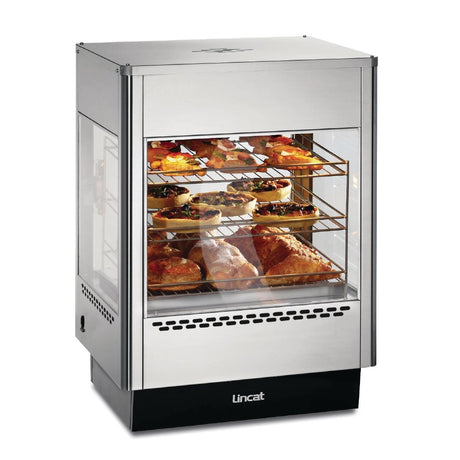 Lincat Seal Heated Double Door Merchandiser with Static Rack UMS50D - GJ752  Lincat   