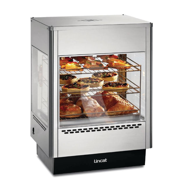 Lincat Seal Heated Double Door Merchandiser with Static Rack UMS50D - GJ752  Lincat   