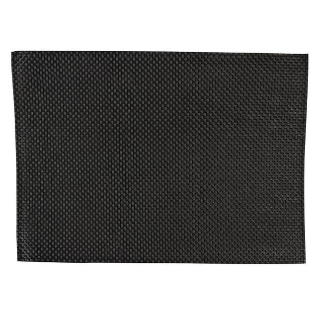 APS PVC Placemat Black (Pack of 6) - GJ992  APS   