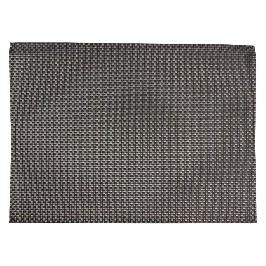 APS PVC placemat Silver And Grey (Pack of 6) - GJ995  APS   