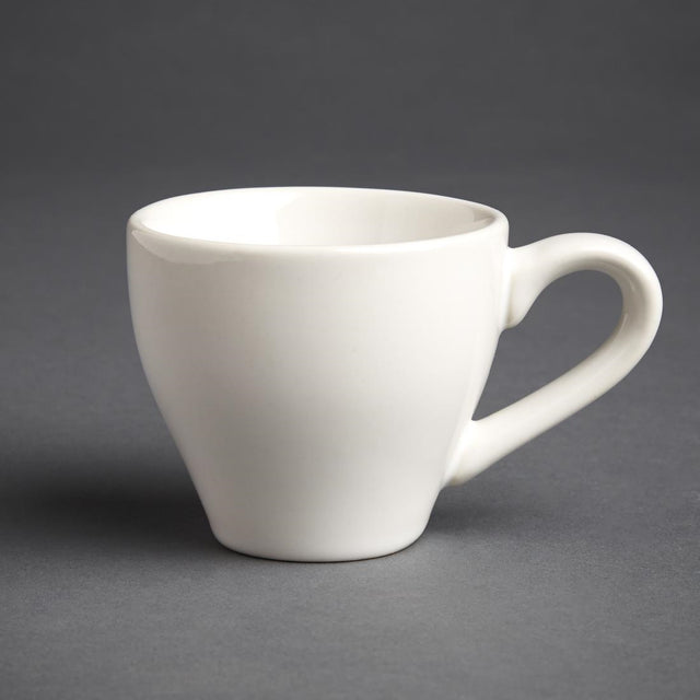 Olympia Cafe Espresso Cup White - 100ml 3.38fl oz (Box 12) - GK071 Cups and Mugs Olympia