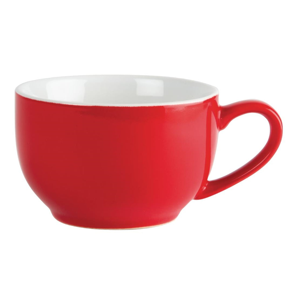 Olympia Cafe Coffee Cup Red - 230ml 8fl oz (Box 12) - GK073 Cups and Mugs Olympia