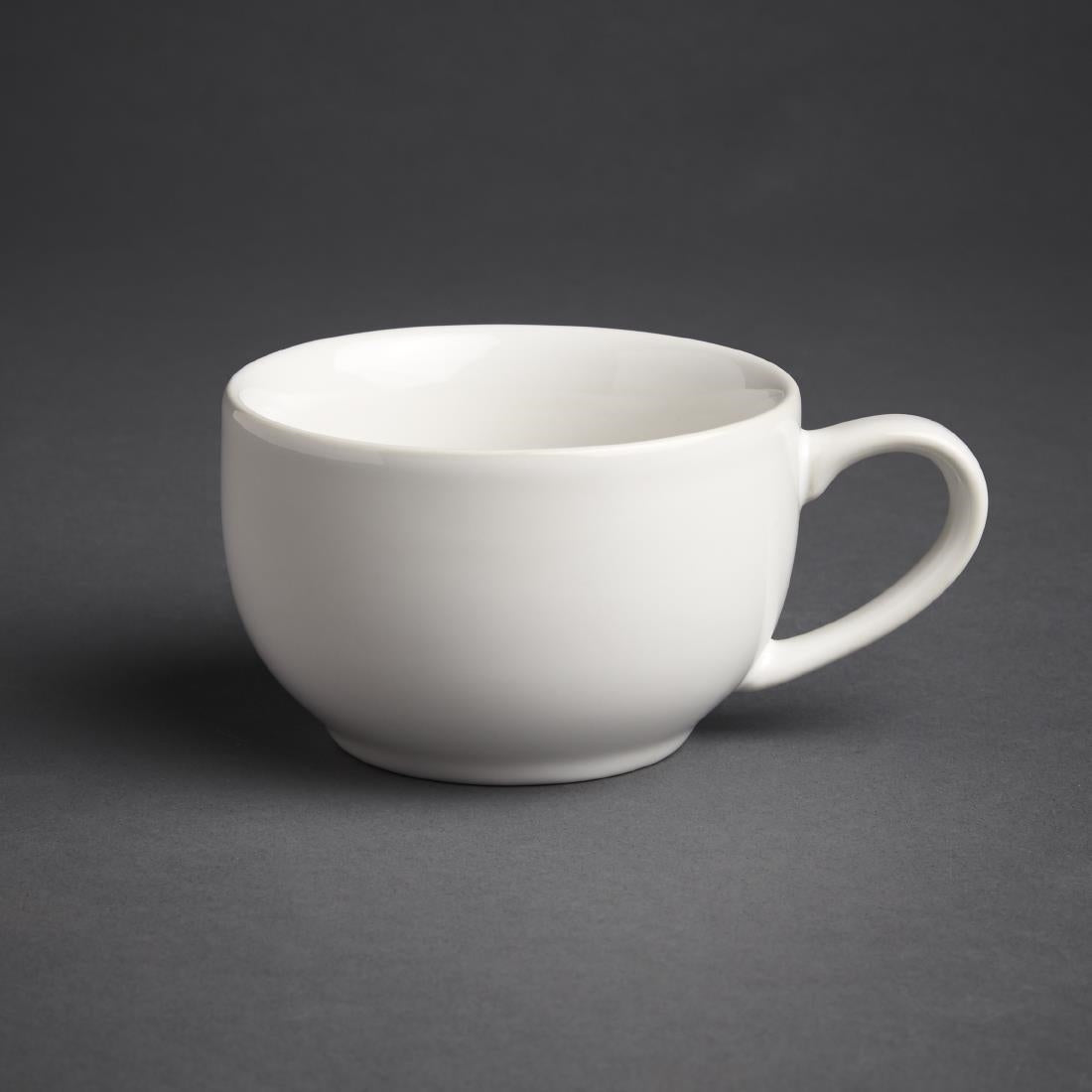 Olympia Cafe Coffee Cup White - 230ml 8fl oz (Box 12) - GK074 Cups and Mugs Olympia