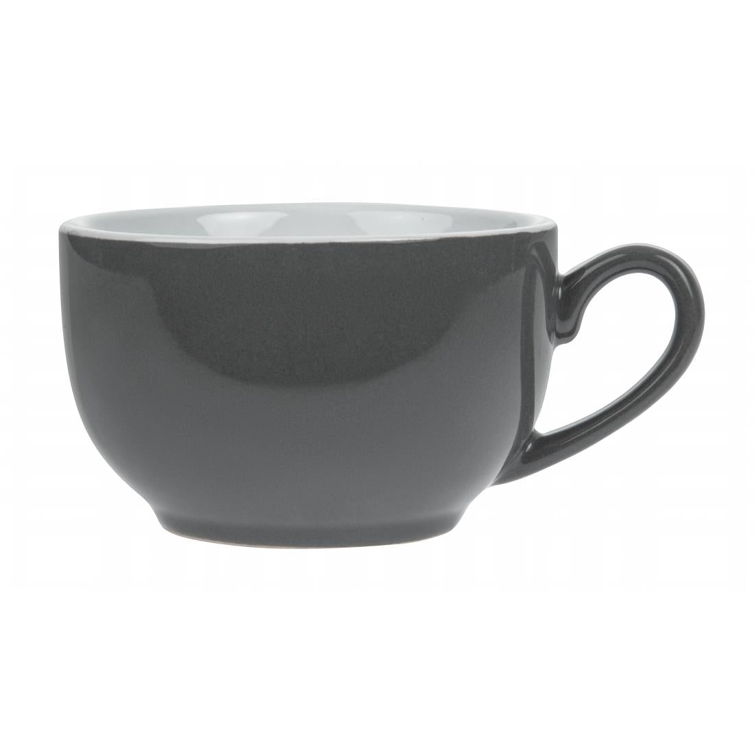 Olympia Cafe Coffee Cup Charcoal - 230ml 8fl oz (Box 12) - GK075 Cups and Mugs Olympia