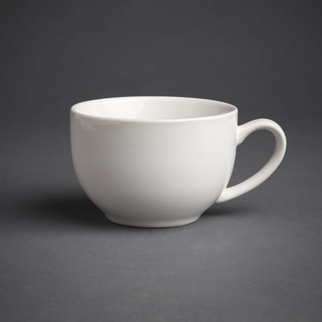 Olympia Cafe Cappuccino Cup White - 340ml 11.5fl oz (Box 12) - GK077 Cups and Mugs Olympia