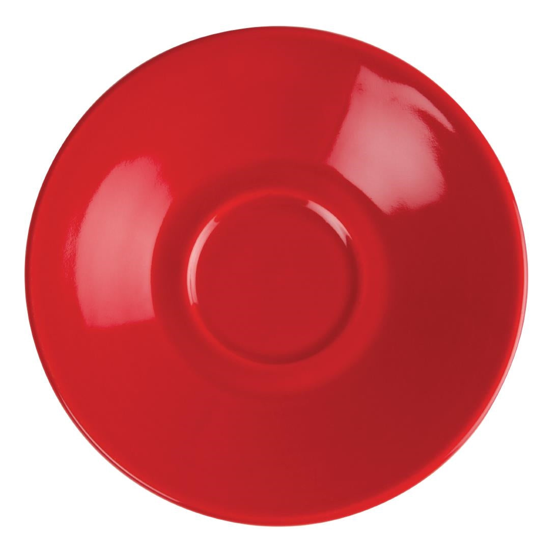 Olympia Cafe Espresso Saucer Red (Fits GK070) (Box 12) - GK085 Olympia Crockery Olympia   