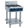 Blue Seal Evolution Cooktop 4 Open Burners LPG on Stand 600mm G514D-LS/L - GK125-P  Blue Seal   
