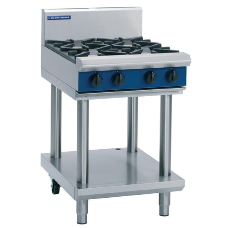 Blue Seal Evolution Cooktop 4 Open Burners LPG on Stand 600mm G514D-LS/L - GK125-P  Blue Seal   
