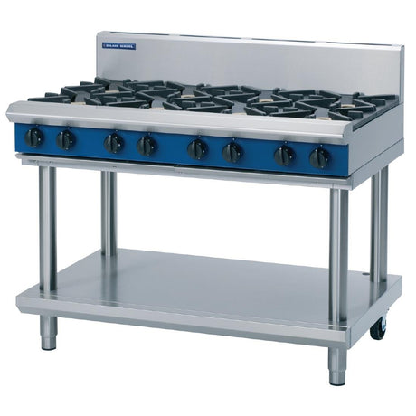 Blue Seal Evolution Cooktop 8 Open Burners LPG on Stand1200mm G518D-LS/L - GK191-P  Blue Seal   