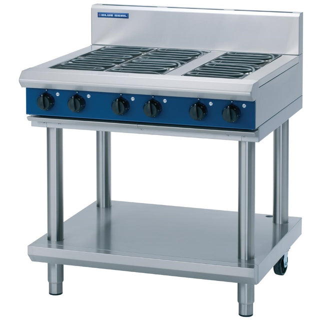 Blue Seal Evolution Cooktop 6 Element Electric on Stand 900mm E516D-LS - GK252  Blue Seal   