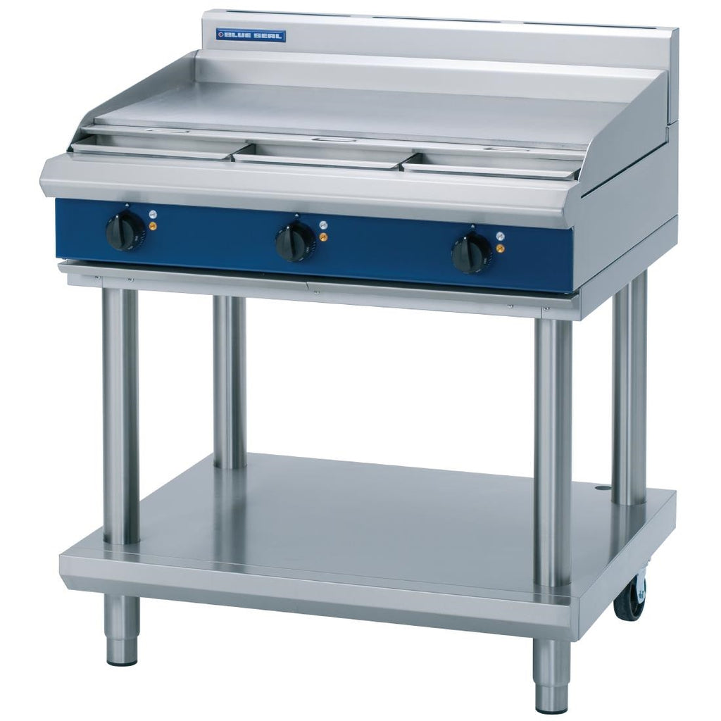 Blue Seal Evolution Electric Cooktop Griddle on Stand 900mm E516A-LS - GK258  Blue Seal   